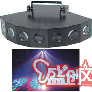 七彩魔幻燈-七眼LED激光燈專業(yè)舞臺(tái)燈光LED燈婚慶專用燈舞臺(tái)燈光