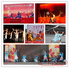 武術(shù)表演、傳統(tǒng)、時(shí)尚、集體、十八班、氣功