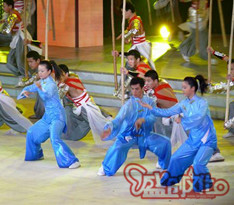 武術(shù)刀、槍、棍表演